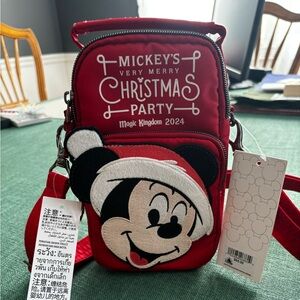 Lug Mickey's Very Merry Christmas Party Crossbody Bag